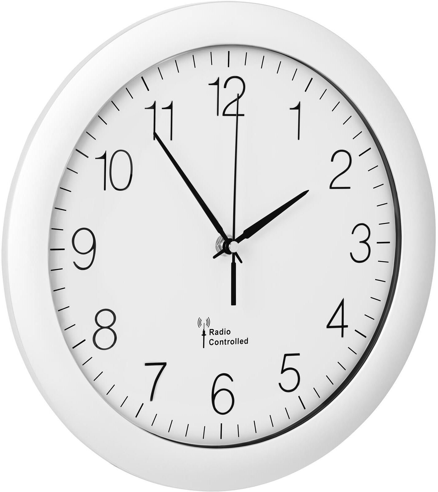 Uniprodo Horloge murale radiopilotée - Ø 30 cm UNI_CLOCK_07