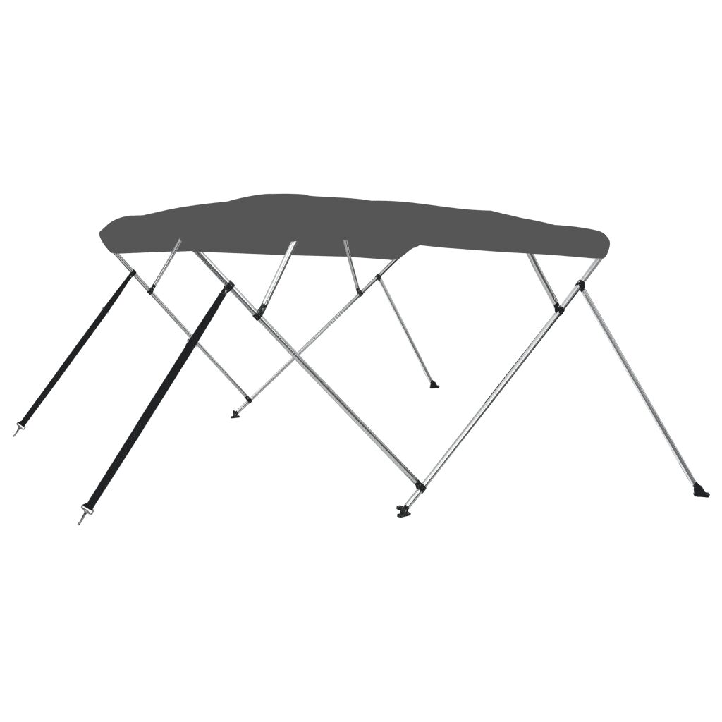 vidaXL Auvent bimini à 4 arceaux Anthracite 243x210x137 cm