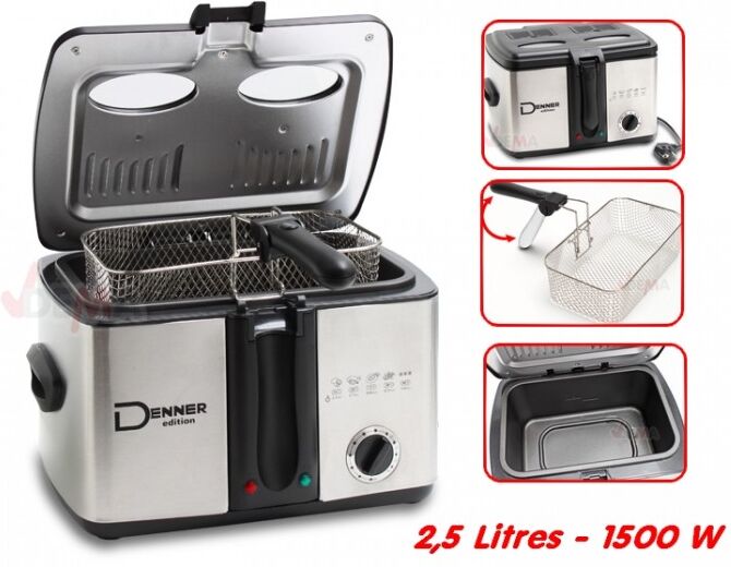 Dema Friteuse 2,5 litres - 1500 W