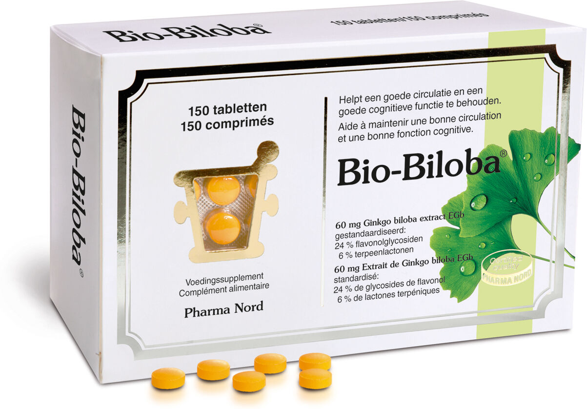 PHARMA NORD Bio Biloba 60 mg 150 Comprimés Pharma Nord