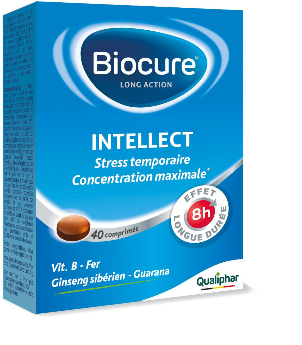 Biocure Long Action Intellect Étudiant 40 Comprimés