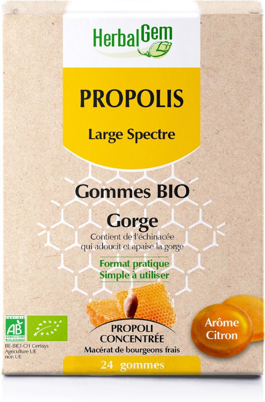 Herbalgem Propolis LS Bio 24 Gommes