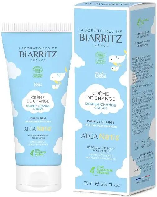 Laboratoires de Biarritz SOIN BÉBÉ - Crème de Change Bio, 75ml