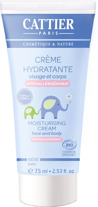 Cattier BÉBÉ - Crème Hydratante, 75ml