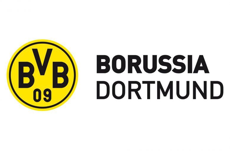 ART Wall-Art Wandtattoo »BVB Borussia Schriftzug mit Logo«, (1 St.) bunt