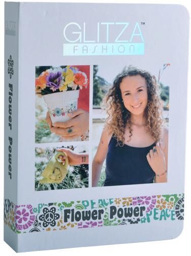 Knorrtoys® Kreativset »GLITZA FASHION Deluxe Set Flower Power«, (Set), Für... bunt