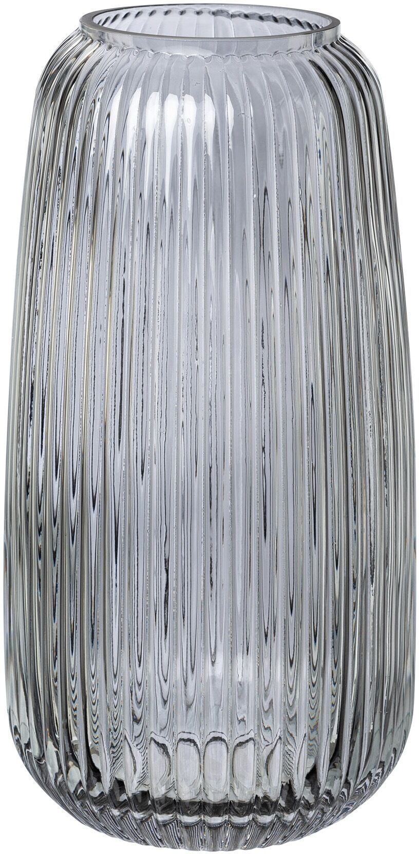 elbgestoeber Tischvase »elbrille«, (1 St.), aus Glas, Höhe ca. 30 cm grau