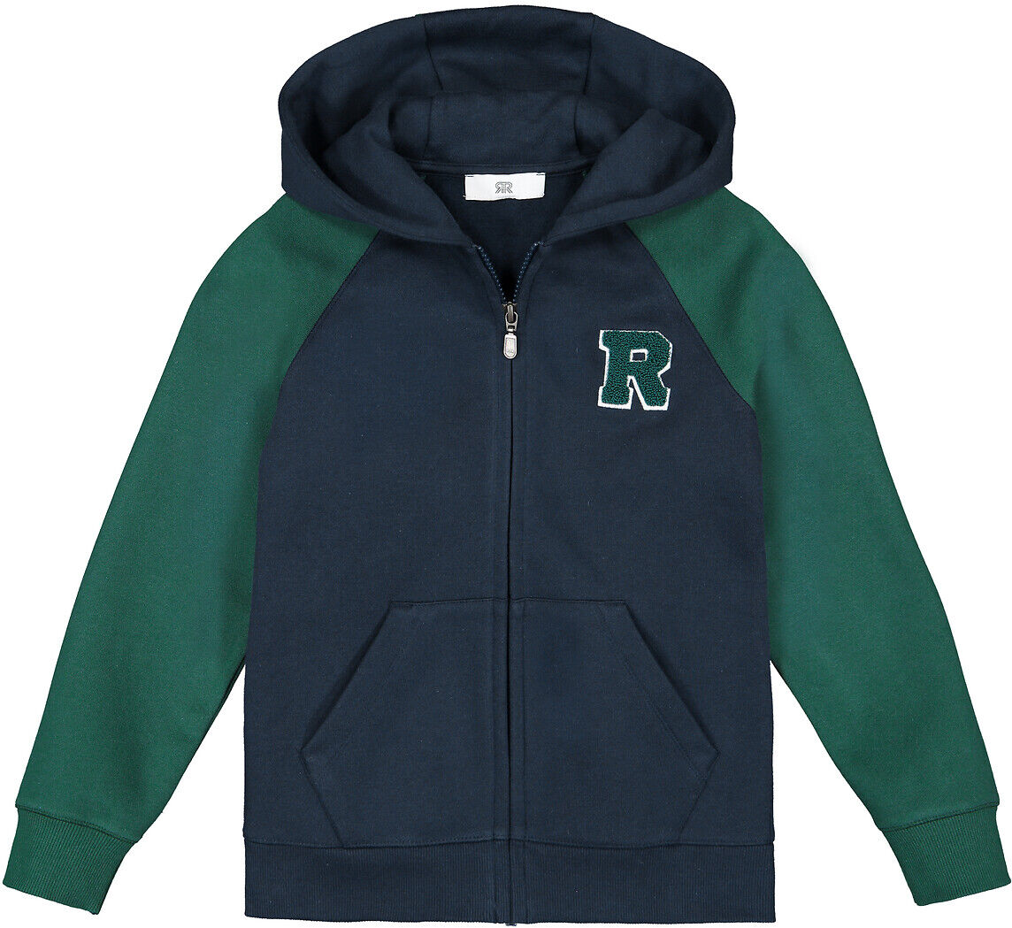 LA REDOUTE COLLECTIONS Sweatjacke, Bio-Baumwolle, 3-14 Jahre BLAU