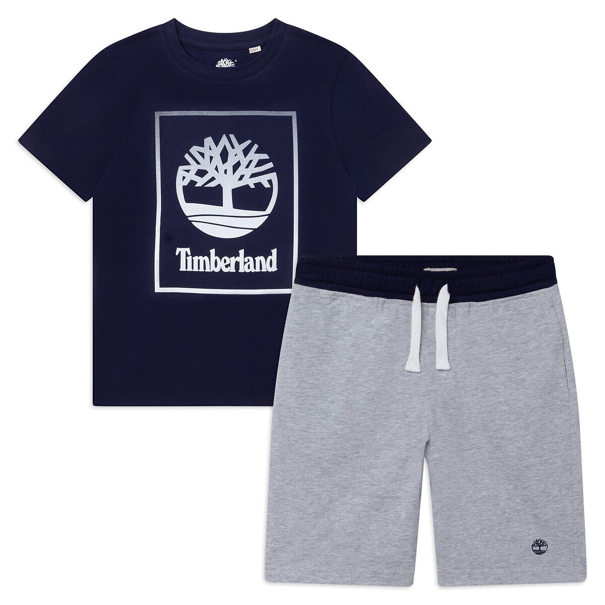Timberland Set aus T-Shirt + Bermudas, 8-16 Jahre BLAU