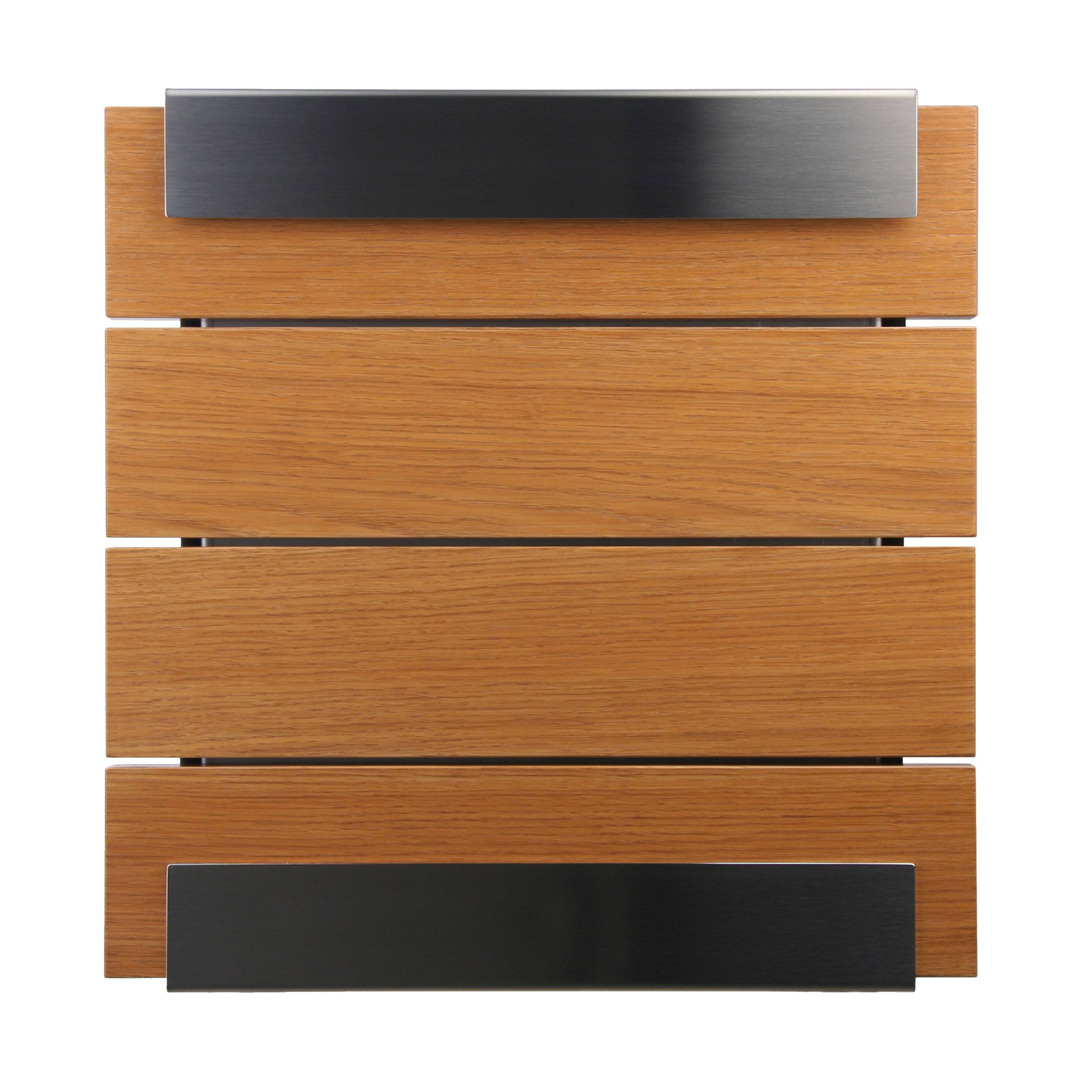 Keilbach Designprodukte Glasnost Wood Briefkasten  beige