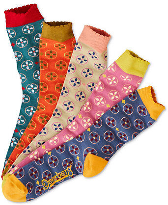 Deerberg Damen 5er-Pack Socken Guntrud