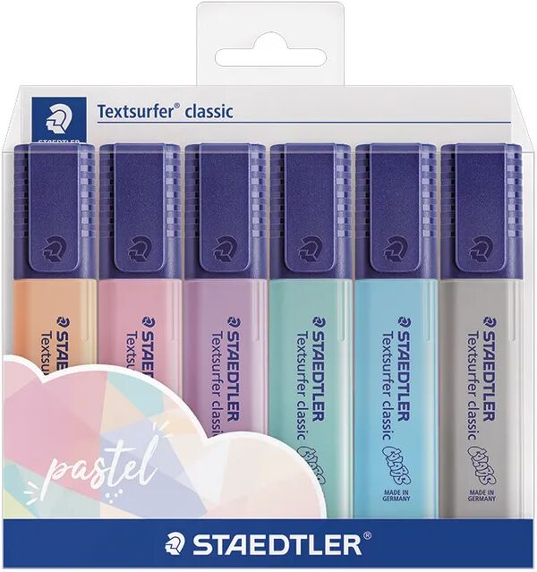 Staedtler 364 CWP6PA Textsurfer® classic PASTELL 6-teilig