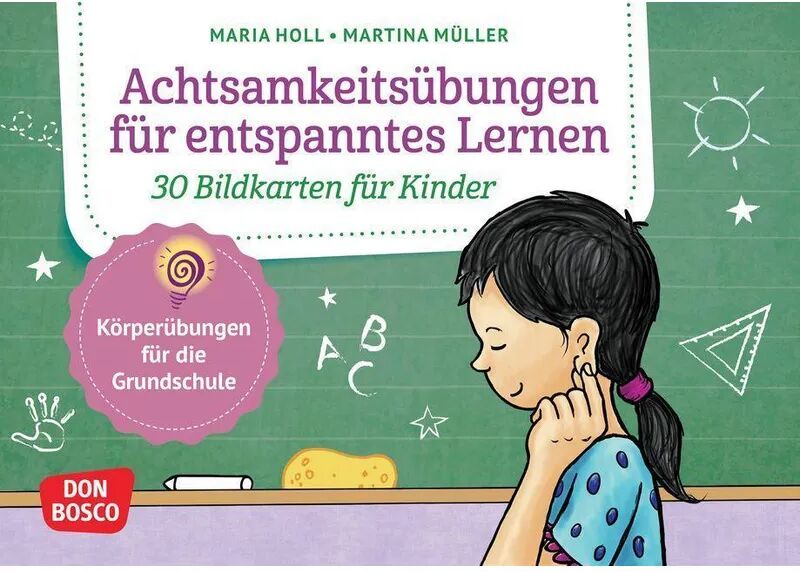 Don Bosco Medien Achtsamkeitsübungen für entspanntes Lernen. 30 Bildkarten für Kinder