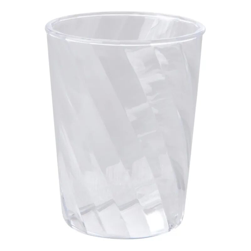 rice Acryl-Becher TWISTED SWIRL 0,26l in clear