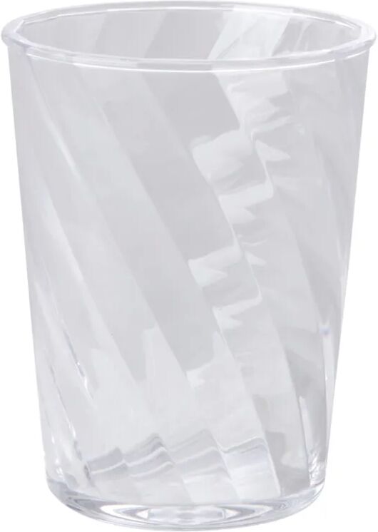 rice Acryl-Becher TWISTED SWIRL 0,34l in clear