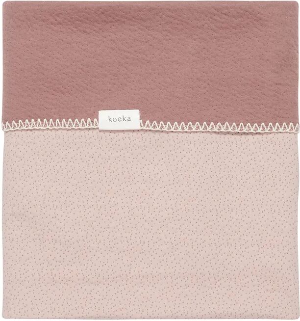 Koeka Babydecke RIGA (75x100) in grey pink