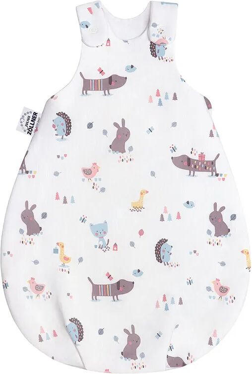 Julius Zöllner Babyschlafsack KOON – CRAZY ANIMALS in weiß