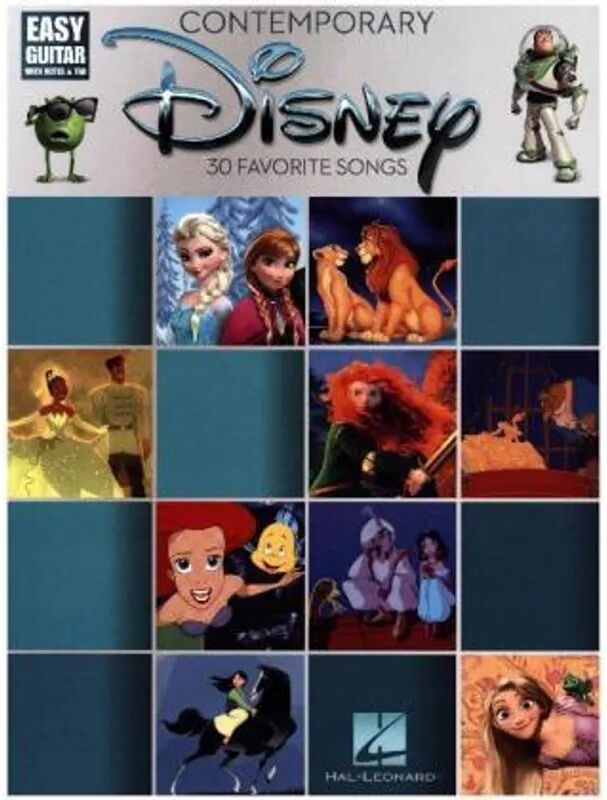 Bosworth Musikverlag Contemporary Disney: Easy Guitar With Notes And Tab