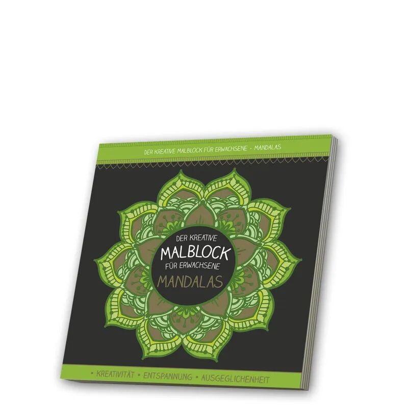 MEDIA Der kreative Malblock für Erwachsene - Mandalas, m. Audio-CD