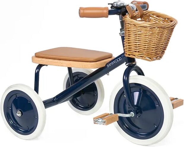 Banwood Dreirad TRIKE mit abnehmbarer Schiebestange in navy