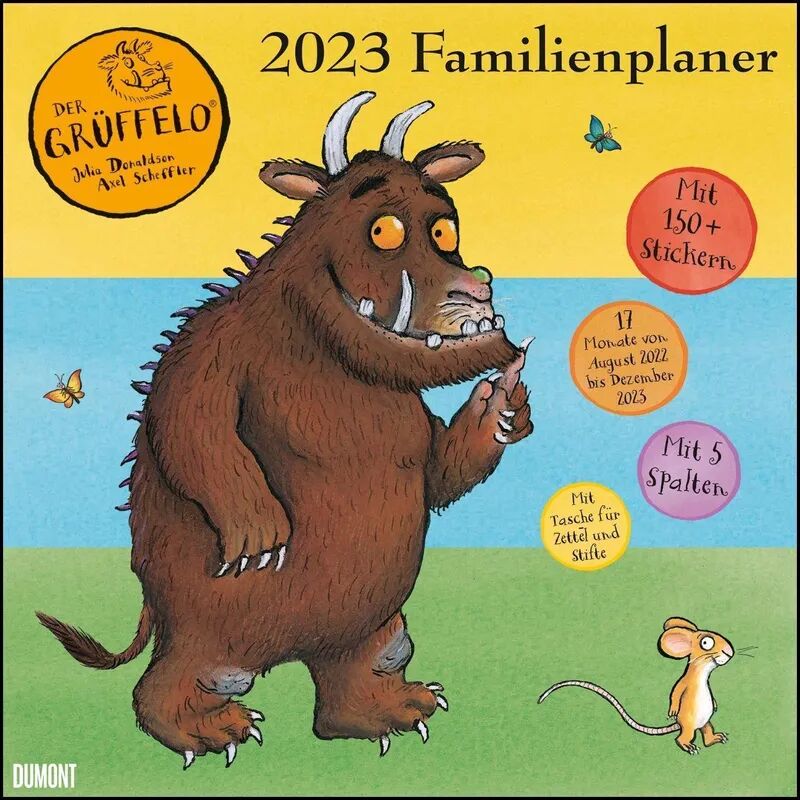 DuMont Kalenderverlag Grüffelo 2023 Familienplaner - Familien-Timer - Termin-Planer -...