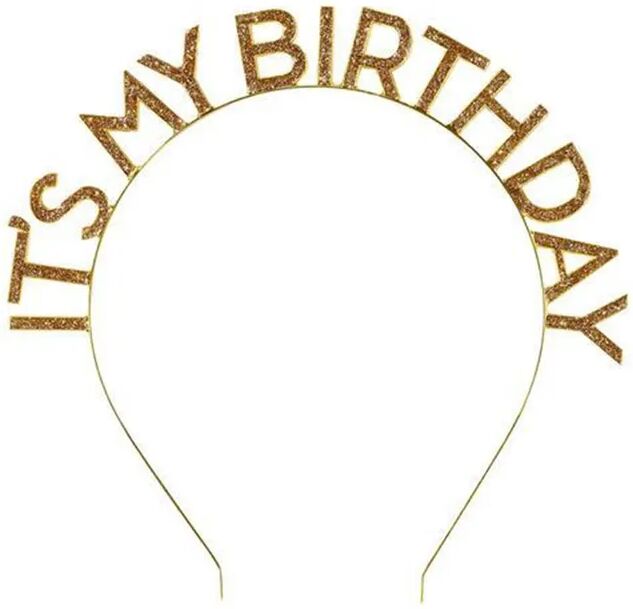 talking tables Haarschmuck LUXE GOLD – IT'S MY BIRTHDAY in gold