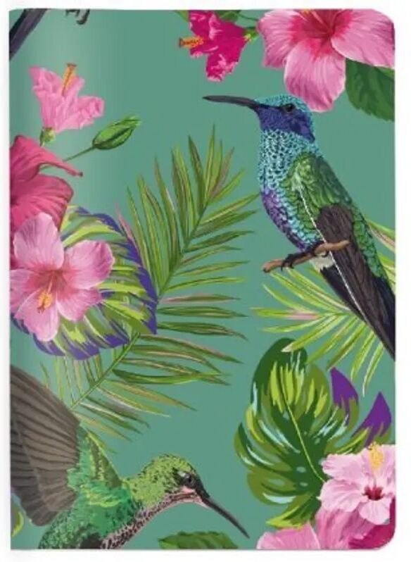 CEDON MuseumsShops Heft A6 kariert, Flower Bird