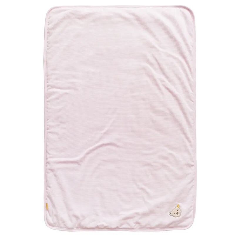 Steiff Jersey-Decke BASIC (90x60) geringelt in rosa