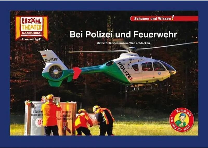 Hase und Igel Kamishibai: Bei Polizei und Feuerwehr