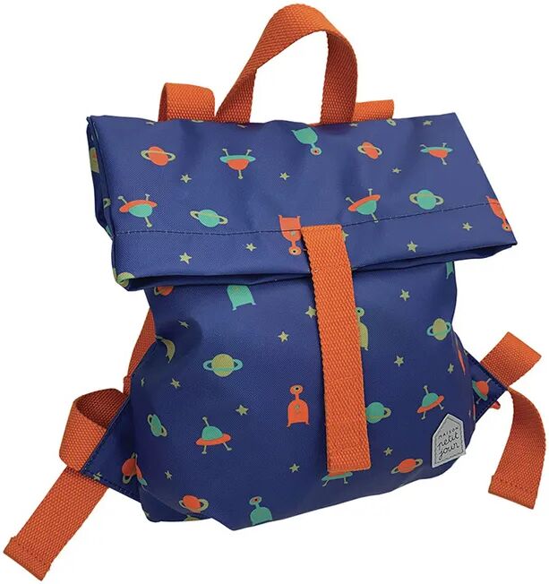 Petit jour Kinder-Rucksack GALAXIE – MINI KURIER (32x29x3) in blau