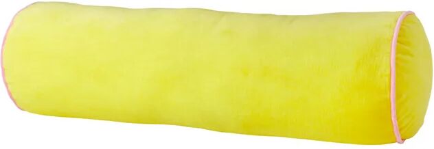 rice Kissenrolle PIPING - LARGE (80x25) in yellow/pink