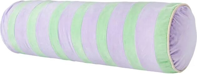 rice Kissenrolle STRIPES - LARGE (80x25) in lavender/green