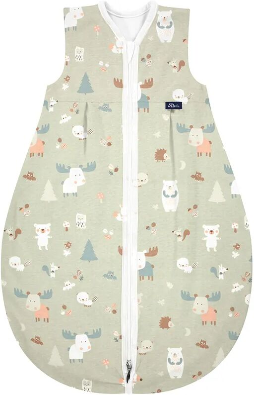 Alvi® Kugelschlafsack MÄXCHEN LIGHT – BABY FOREST in grün