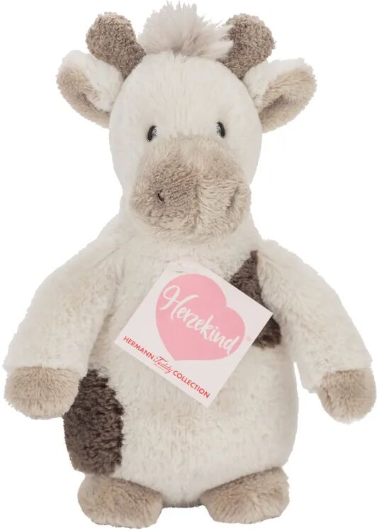 Hermann Teddy Kuscheltier GIRAFFENBABY PÜNKTCHEN (20cm) mit Rassel