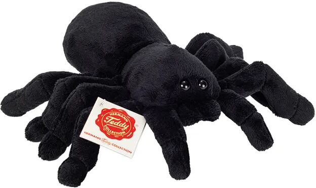 Hermann Teddy Kuscheltier SPINNE (16cm) in schwarz