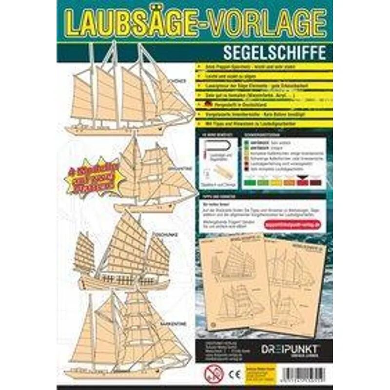 Dreipunkt Verlag Laubsägevorlage Segelschiffe