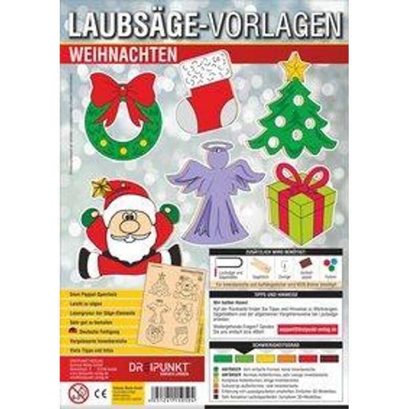 Dreipunkt Verlag Laubsägevorlage Weihnachten