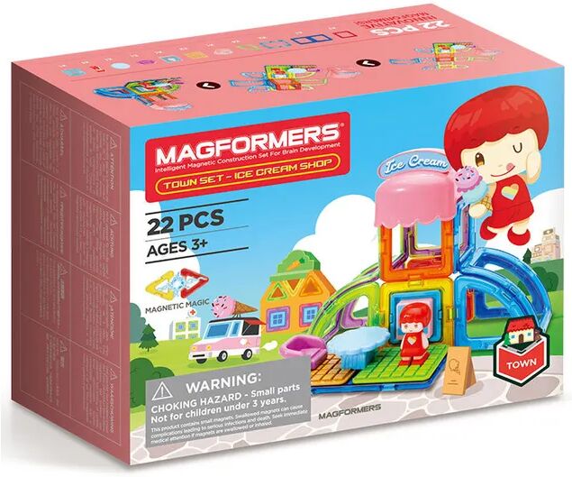 Magformers Magnet-Bausatz MAGFORMERS 278-80 TOWN SET – ICE CREAM 22-teilig