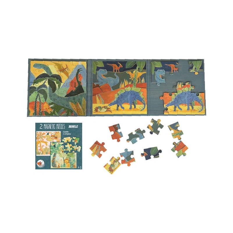 Egmont Toys Magnet-Puzzle DINO 2x20-teilig