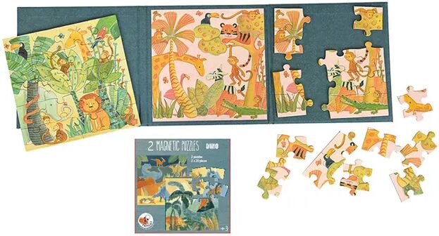 Egmont Toys Magnet-Puzzle JUNGLE 2x20-teilig