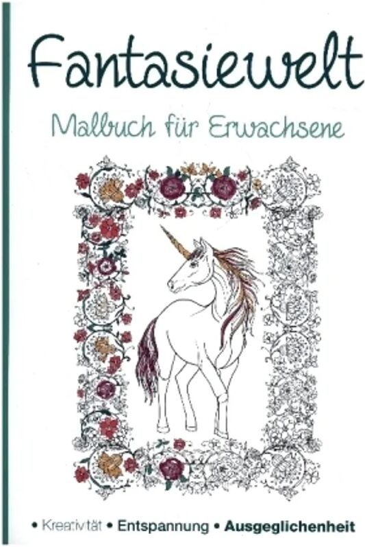 MEDIA Malbuch für Erwachsene - Fantasiewelt