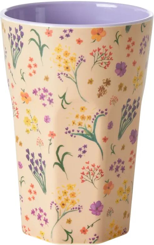 rice Melamin-Becher WILD FLOWER - TALL in bunt