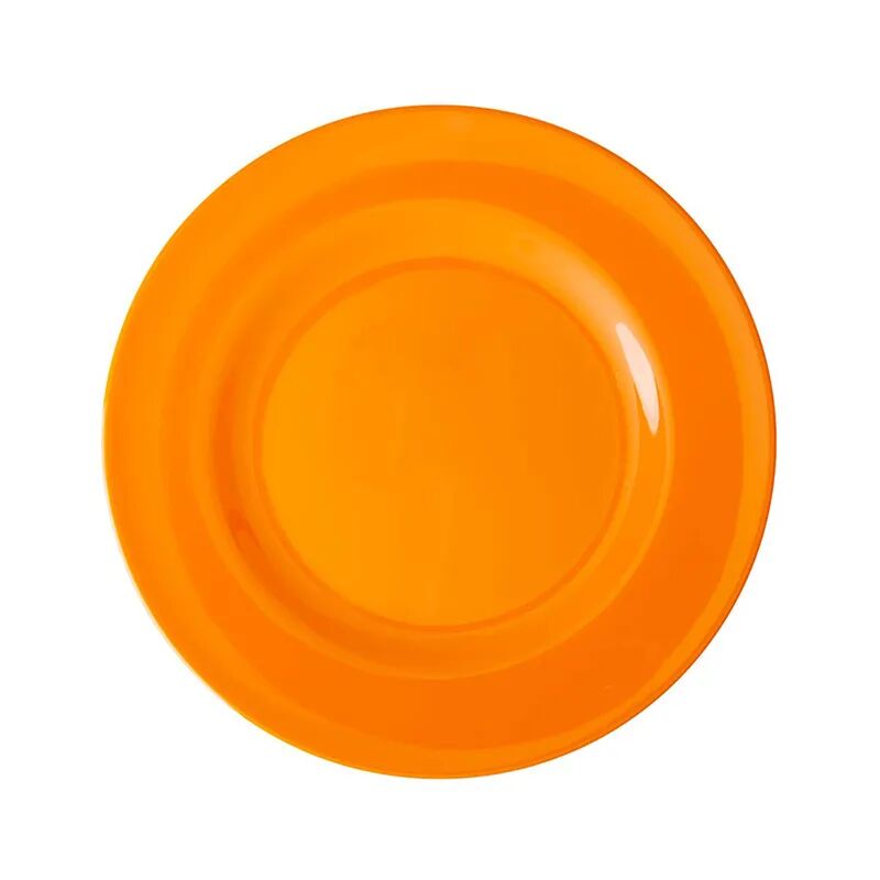 rice Melamin-Teller ROUND in orange
