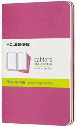 Moleskine Germany Moleskine Cahier Notizhefte Blanko, Pocket, A6, Kartoneinband, 3er Set,...