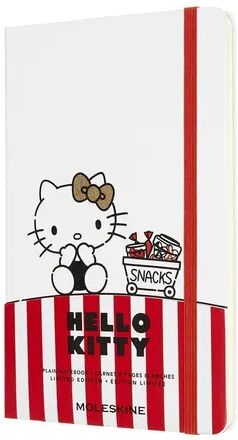 Moleskine Germany Moleskine Notizbuch - Hello Kitty, Large/A5, Blanko, Weiß