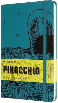 Moleskine Germany Moleskine Notizbuch - Pinocchio, Large/A5, Liniert, Walfisch