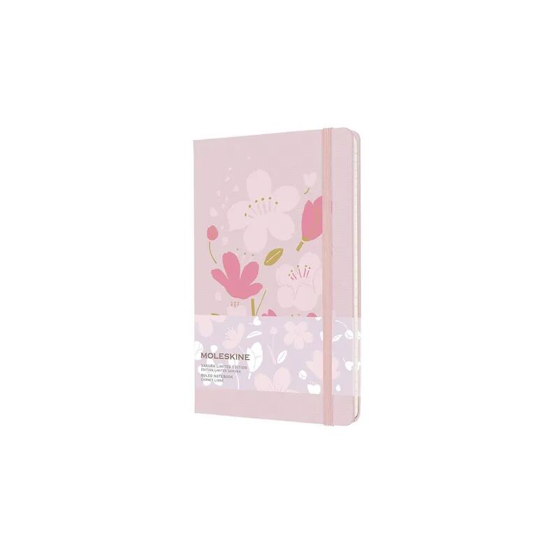 Moleskine Germany Moleskine Notizbuch - Sakura 2021, Large/A5, Liniert, Rosa