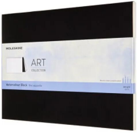 Moleskine Germany Moleskine Wasserfarbblock 23x31, 200G-Aquarellpapier, Soft Cover, Schwarz