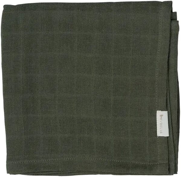 FABELAB Mulltuch UNICOLORED (60x60) in olive