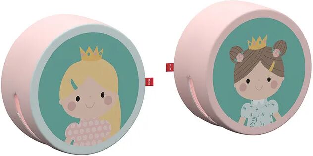 FLEXA Nackenkissen KLEINE PRINZESSIN (Ø30cm) für Kinderbett in rosa/hellblau